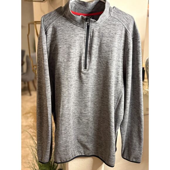 Avalanche Men's 1/4 Zip Fleece Pullover Sweatshirt, Gray XL - Picture 3 of 6